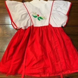 Eleanor Rose Christmas Holly Dress
